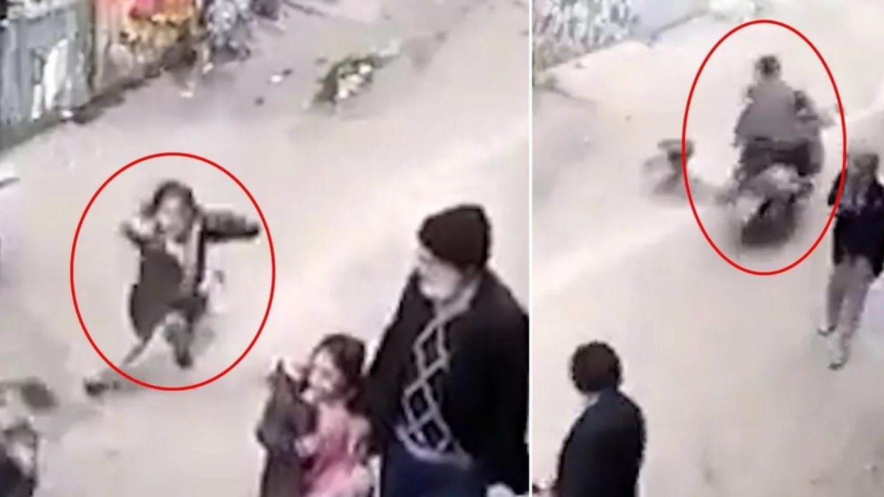 Sokakta dehşet anları! Küçük çocuk yaşam savaşı veriyor