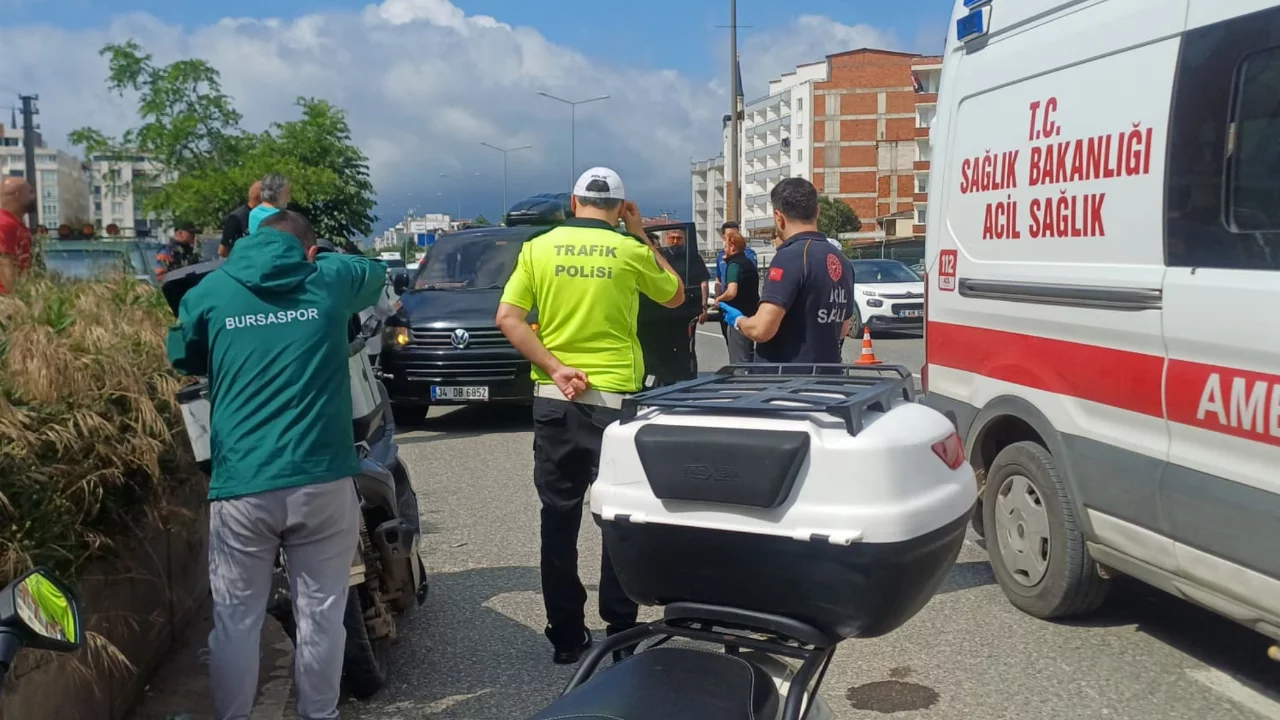 Bursa'da korku dolu anlar! Yere düşerek yaralandı