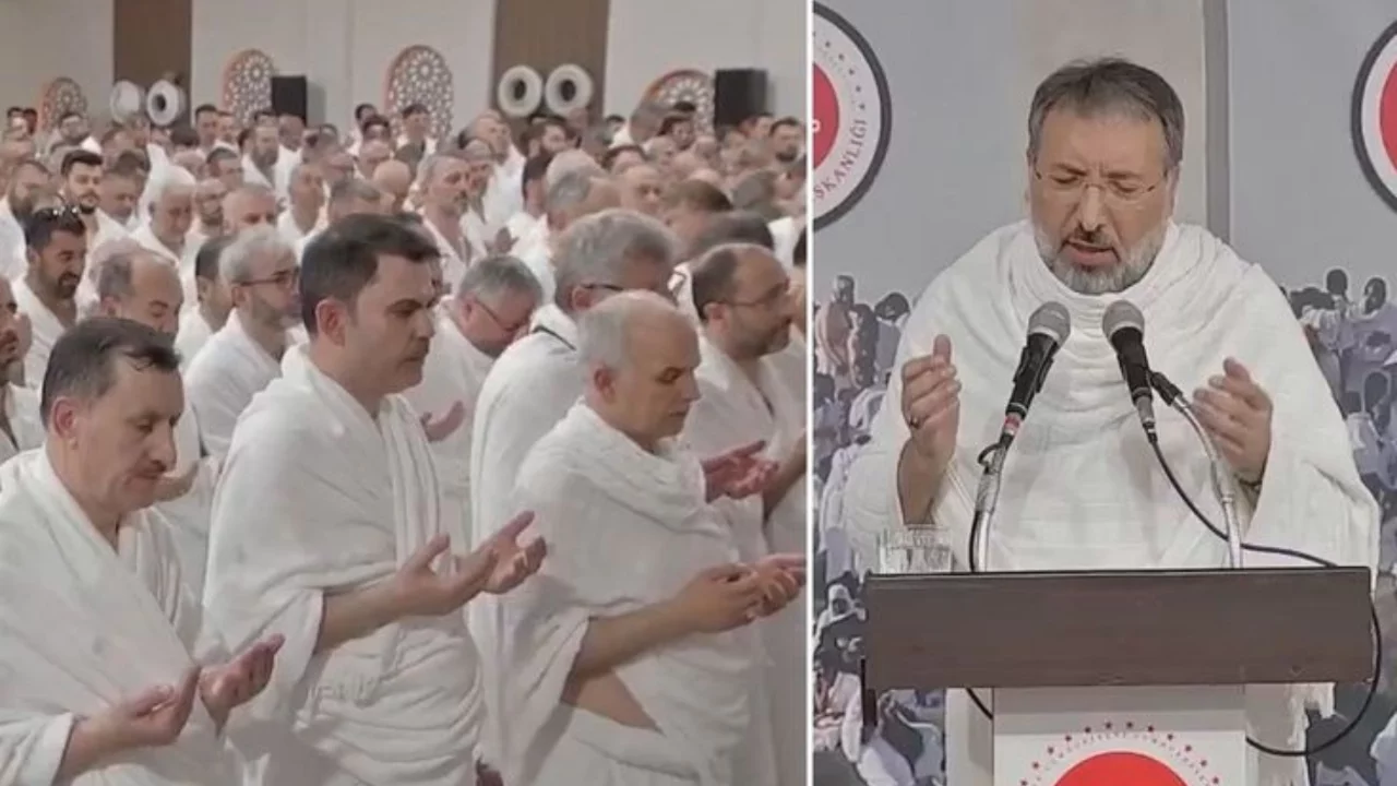 Arafat'ta eller semada! Vakfe duasını Diyanet İşleri Başkanı yaptı
