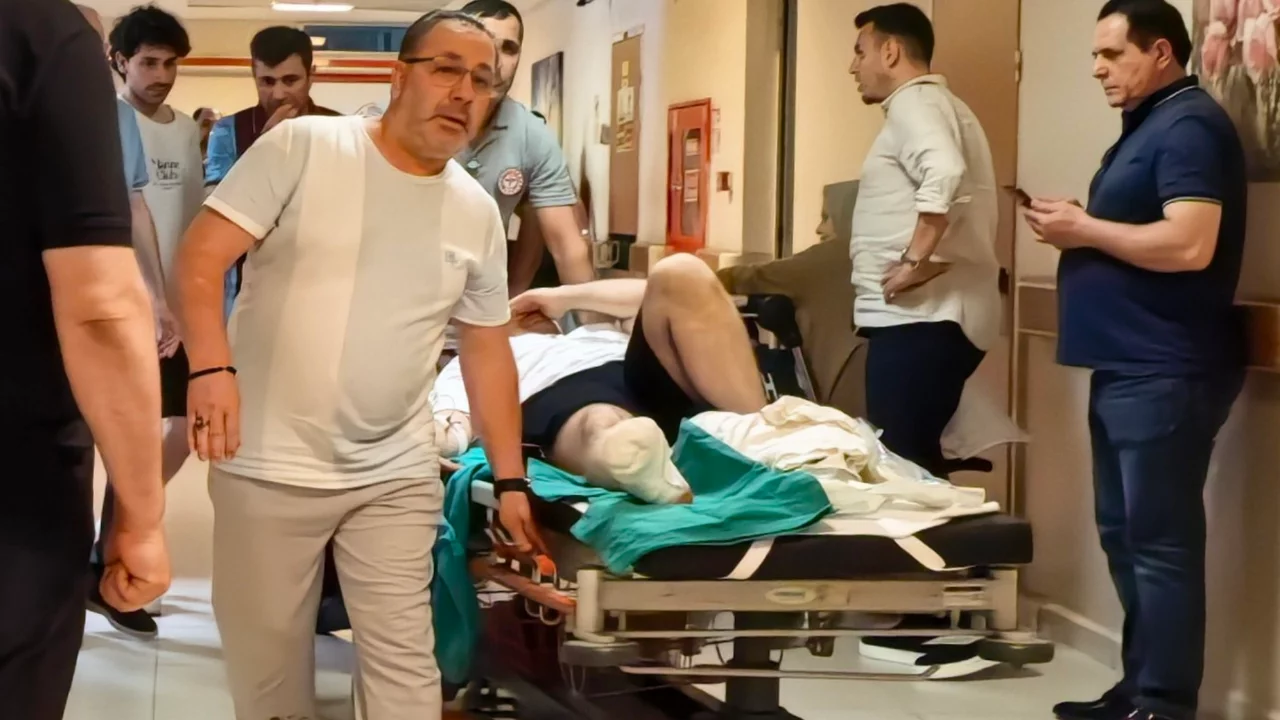 Makineyi bir an durduramadı... Bursa'da korkutan kaza!