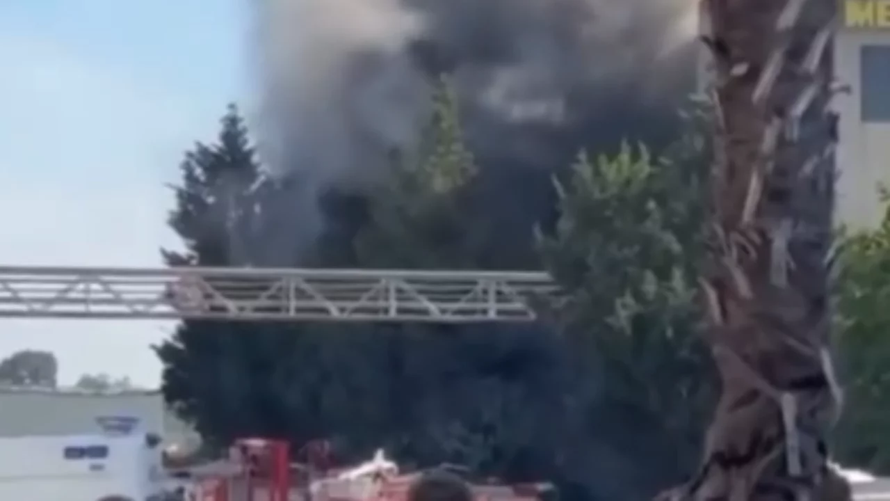 Bursa'da fabrika yangını! Ekipler seferber oldu