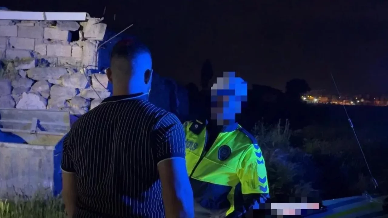 Alkollü sürücü merakına yenildi! 65 bin lira ceza yedi 