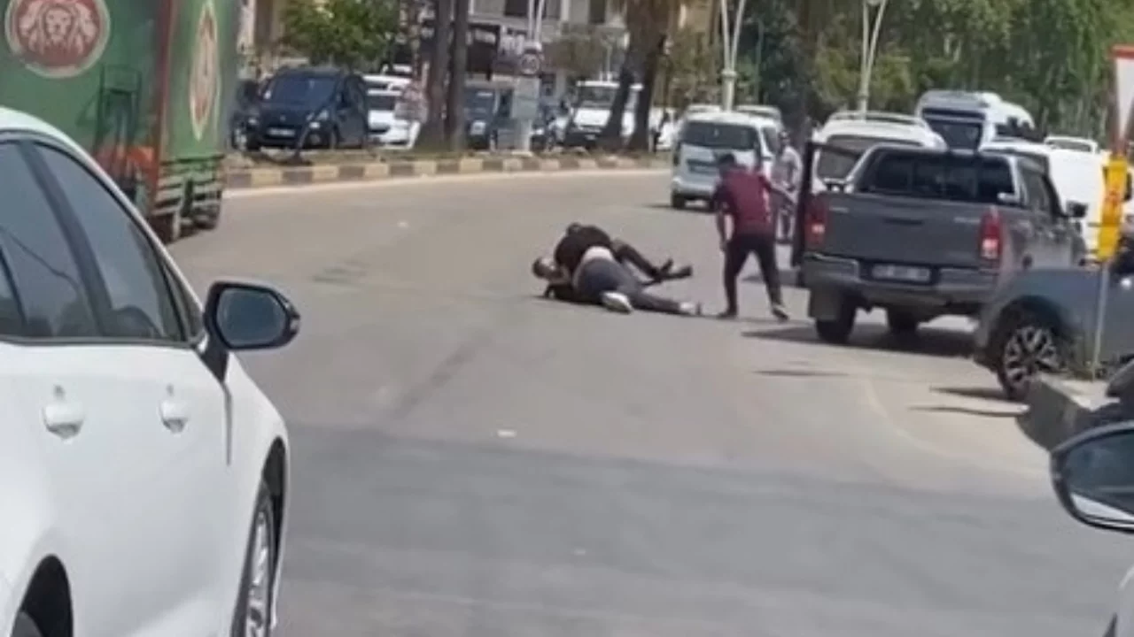 Trafik magandaları caddeyi savaş alanına çevirdi