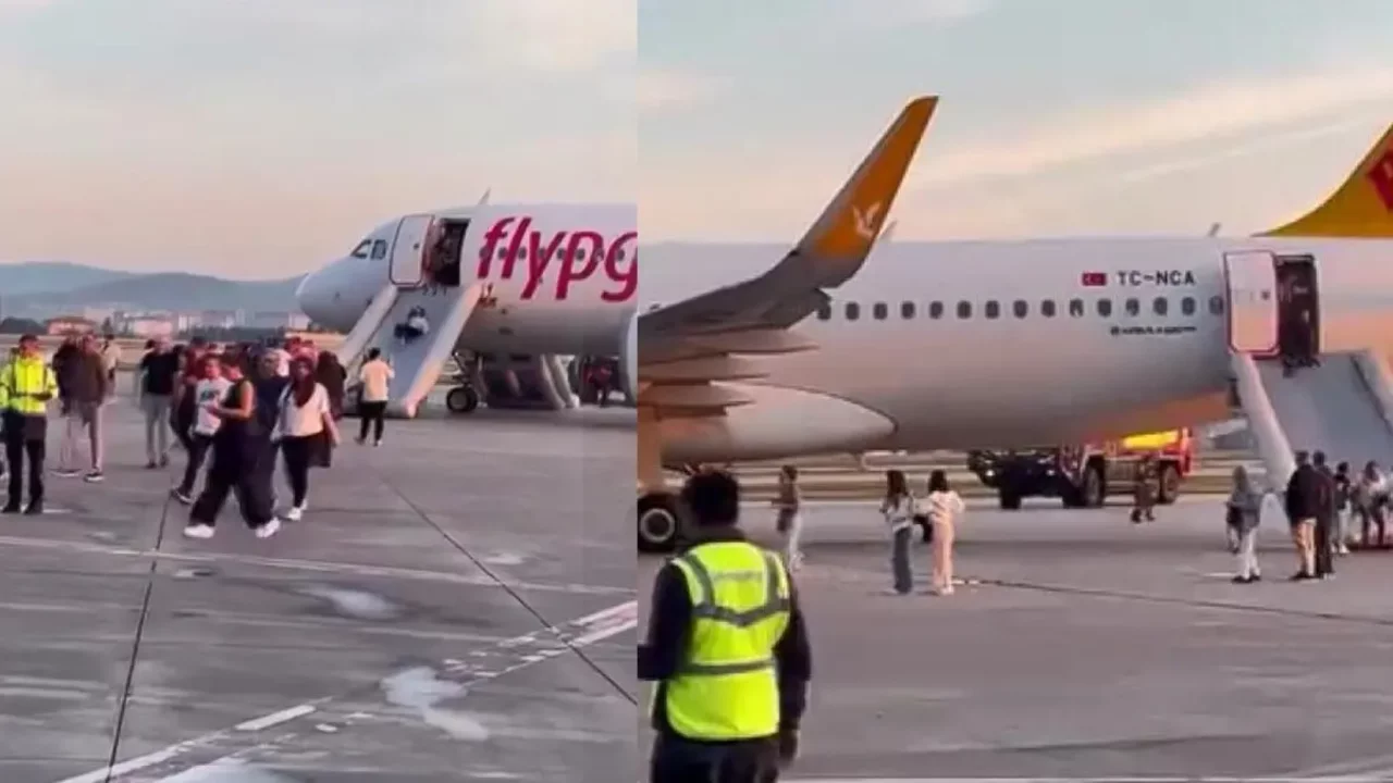 Havaalanında panik anları: Dumanlar tedirgin etti, yolcular tahliye edildi