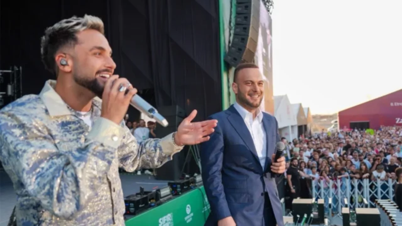 Sefo'dan sıfır atık festivali'nde sürpriz performans! Yeni Milli Takım Marşı ilk kez sahnede