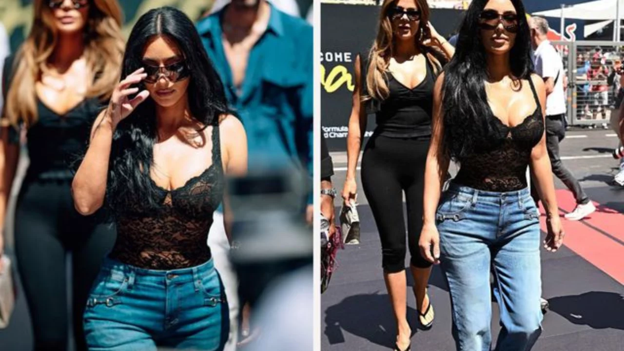 Monako'da s&uuml;rpriz buluşma! Kim Kardashian ve Lewis Hamilton yan yana g&ouml;r&uuml;nt&uuml;lendi