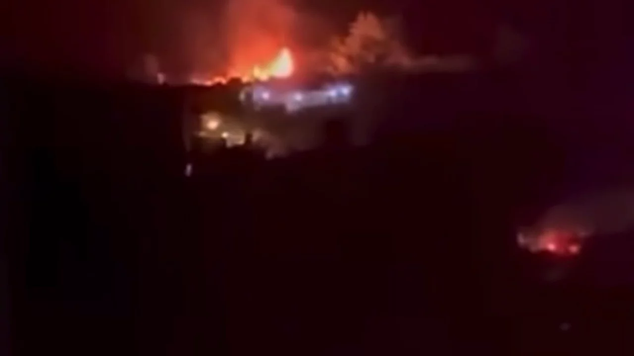 Bursa'da korkutan gece: Bağ evini saniyeler i&ccedil;inde teslim aldı