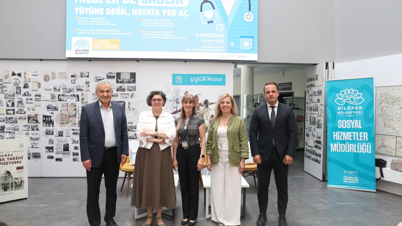 Nilüfer'de "Tütüne Değil, Hayata Yer Aç" söyleşisi