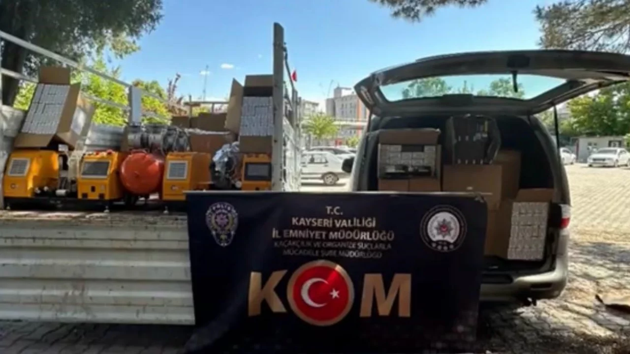 Kayseri'de kaçak tütün üretimine darbe: Geniş kapsamlı operasyon