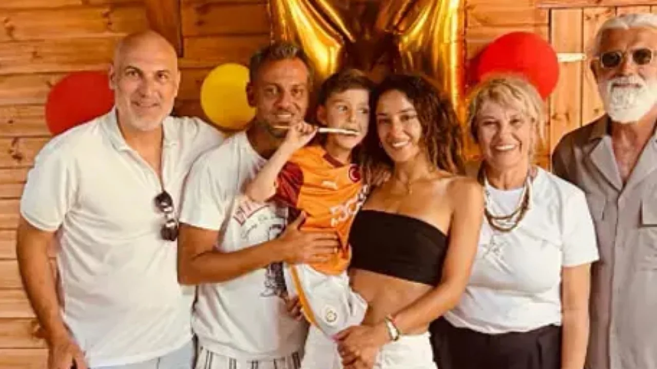 Cansu Tosun ve Erkan Kolçak Köstendil'den dikkat çeken buluşma! Oğulları Marsel için bir araya geldiler