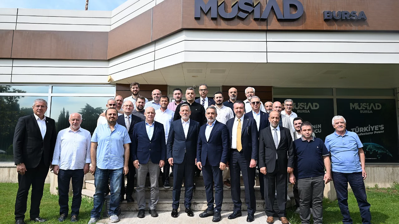 BTSO Başkanı Burkay M&Uuml;SİAD y&ouml;netimi ile buluştu