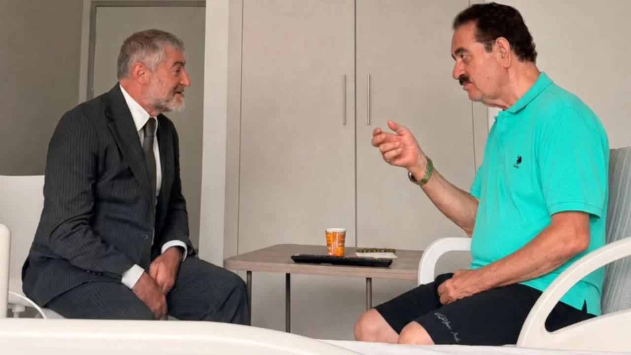 Nureddin Nebati'den İbrahim Tatlıses'e hastane ziyareti!