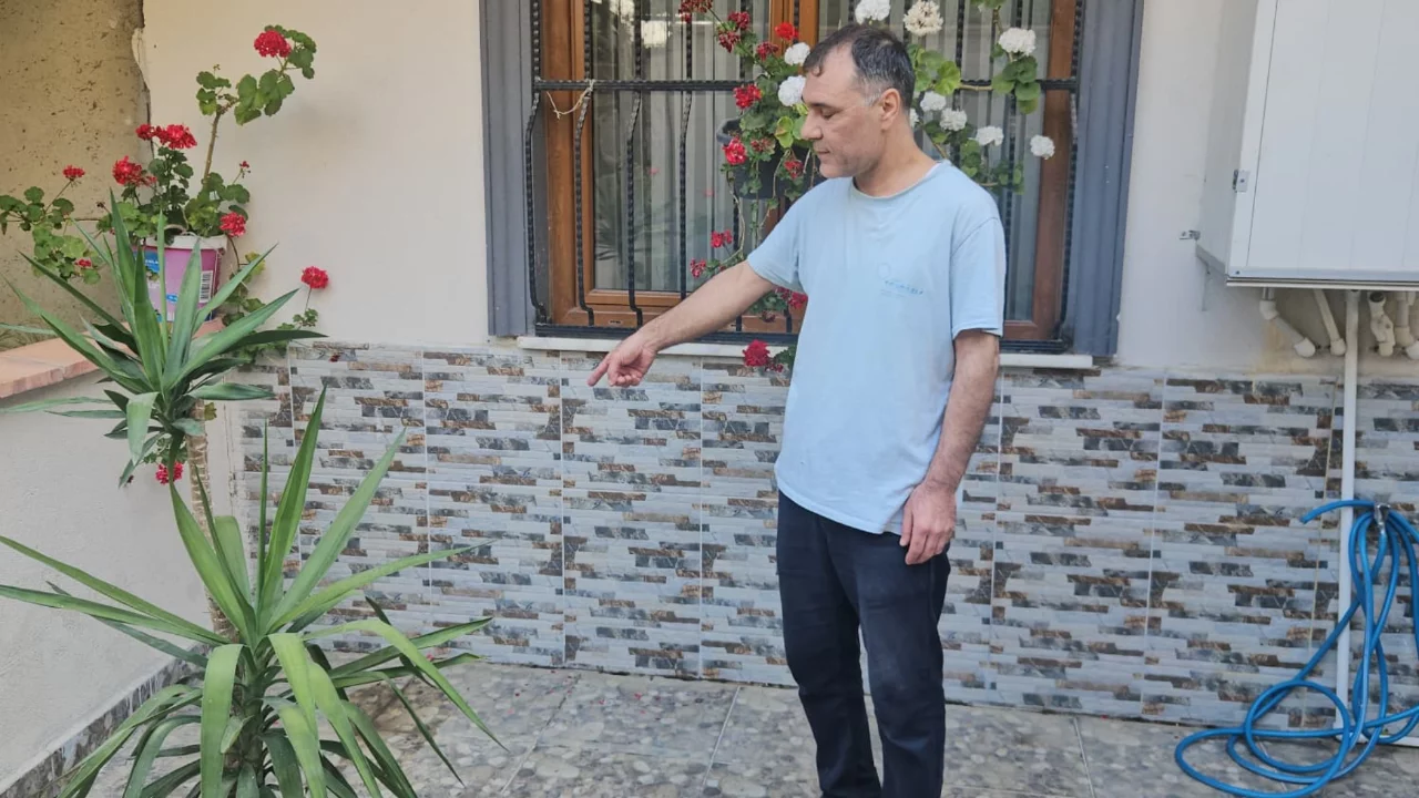 Bursa'da evin altından gelen ses korkuya neden oldu! ''Ev başımıza yıkılacak diye korkuyoruz''