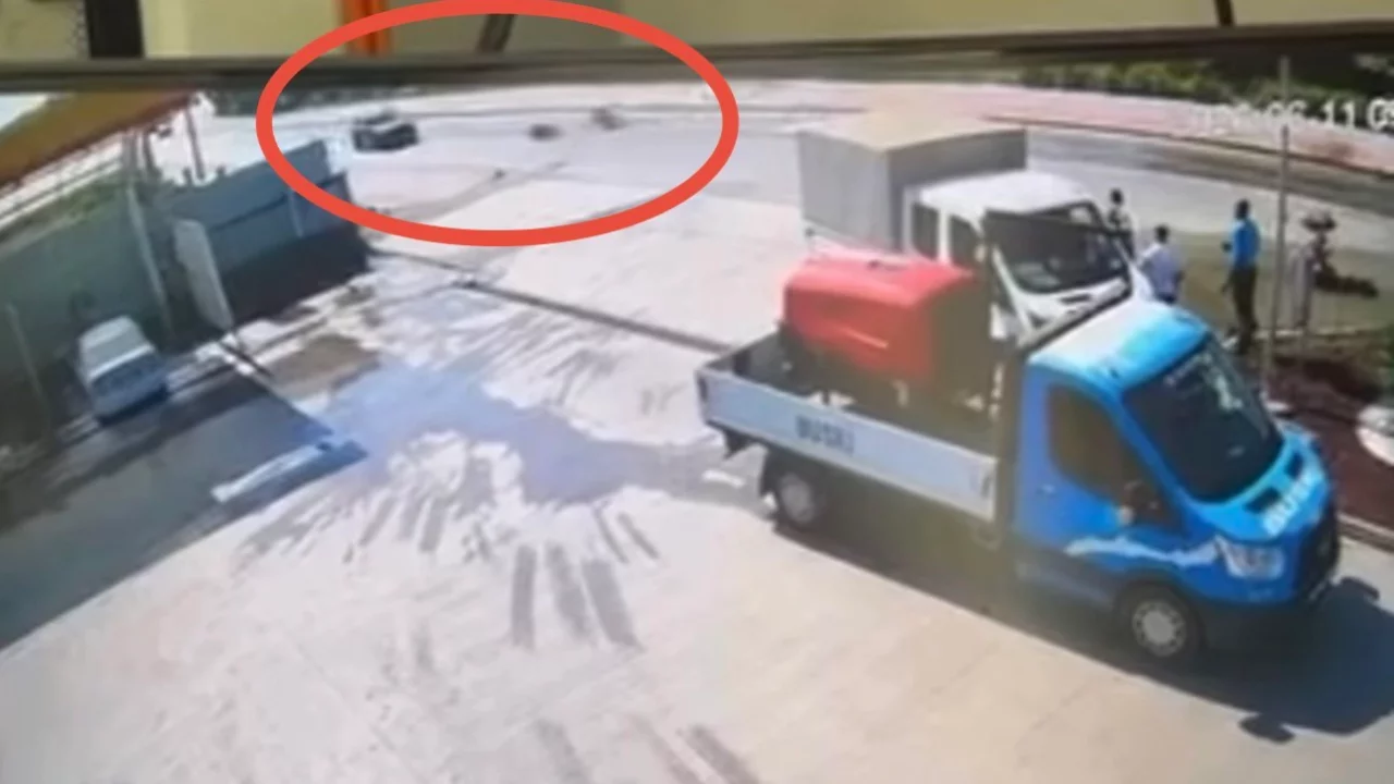 Bursa'da nefes kesen kaza! Görüntüler kısa sürede yayıldı