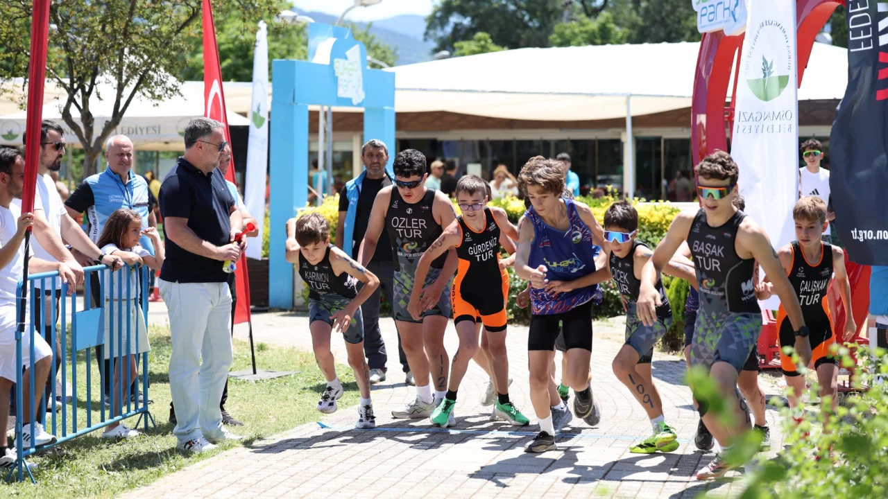 Osmangazi Belediyesi'nin ev sahipliğinde Duatlon heyecanı