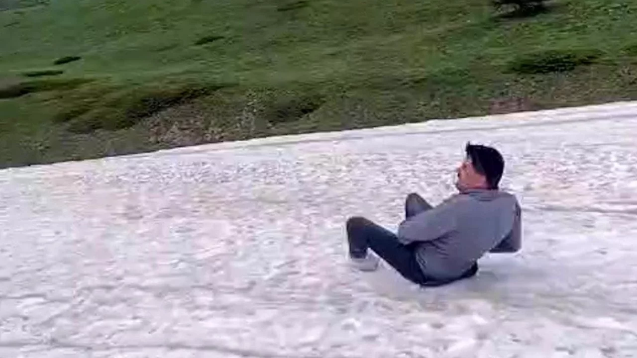 Haziran ayında kar sürprizi...