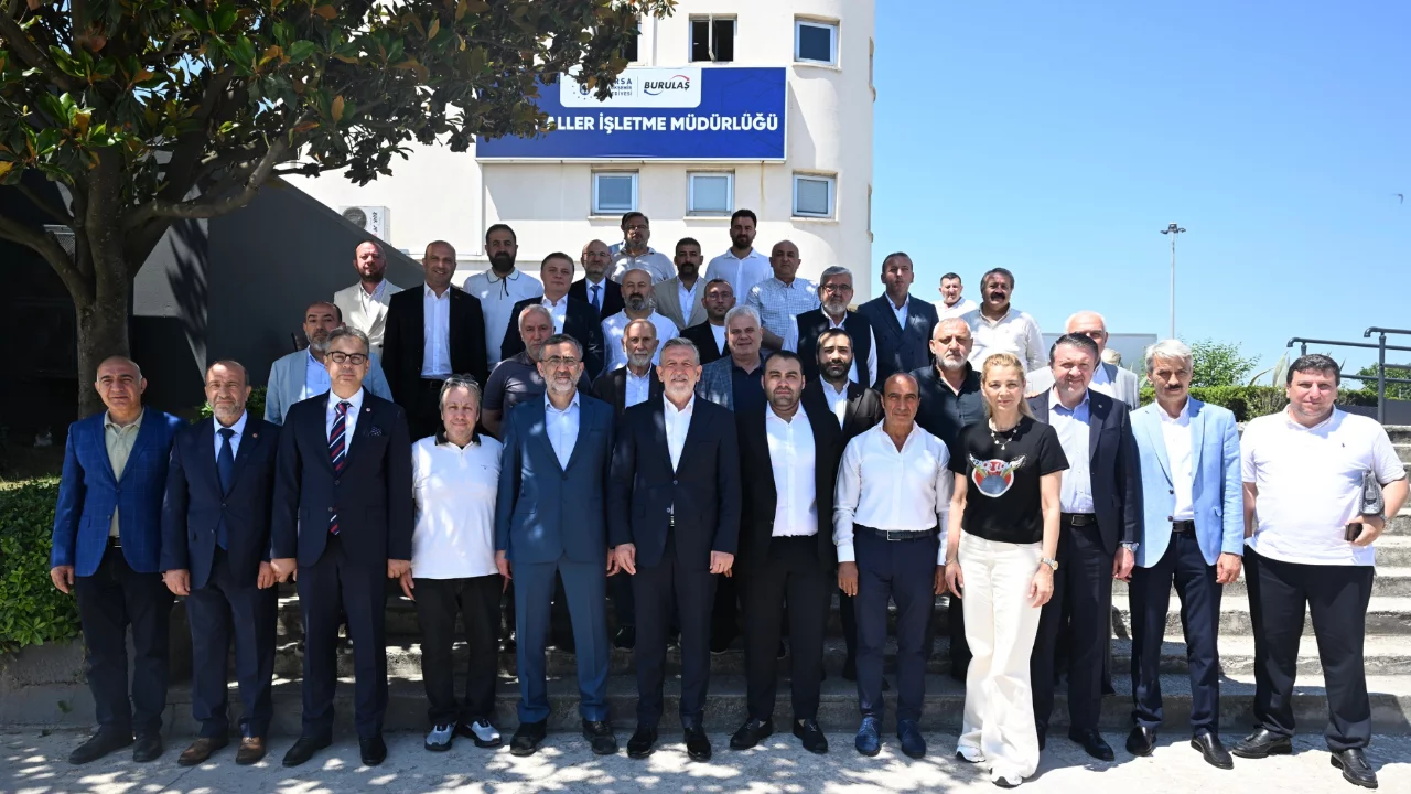Başkan Burkay'dan terminalde &ouml;nemli buluşma