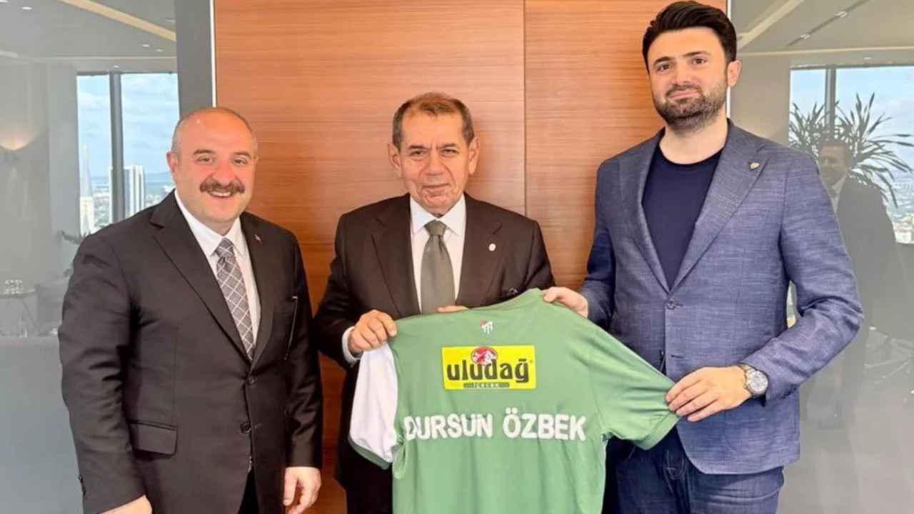 Enes &Ccedil;elik ve Mustafa Varank'tan Dursun &Ouml;zbek'e ziyaret
