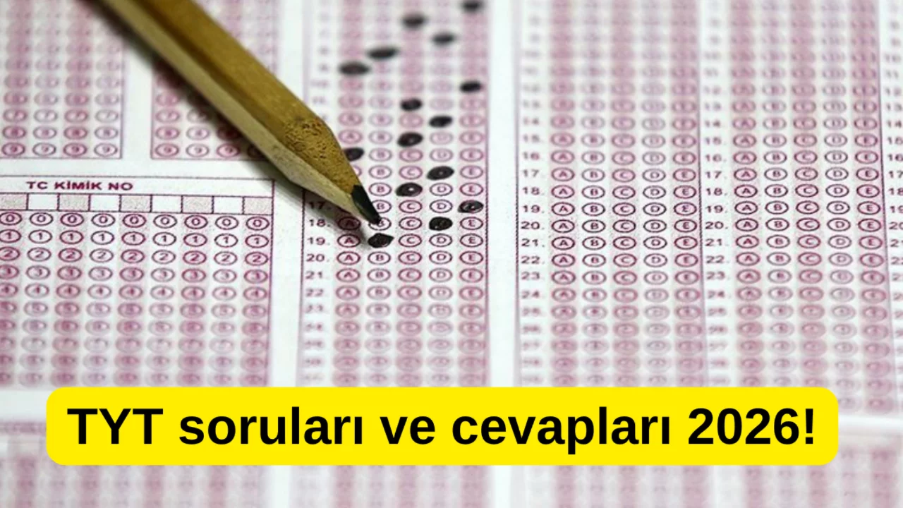 TYT soruları ve cevapları 2026!