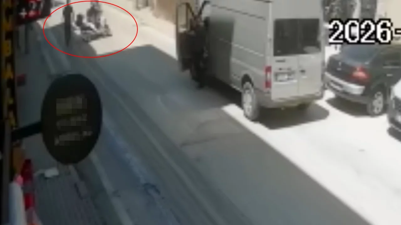 Bir anda yere savruldular! Bursa'da mazot faciası kamerada