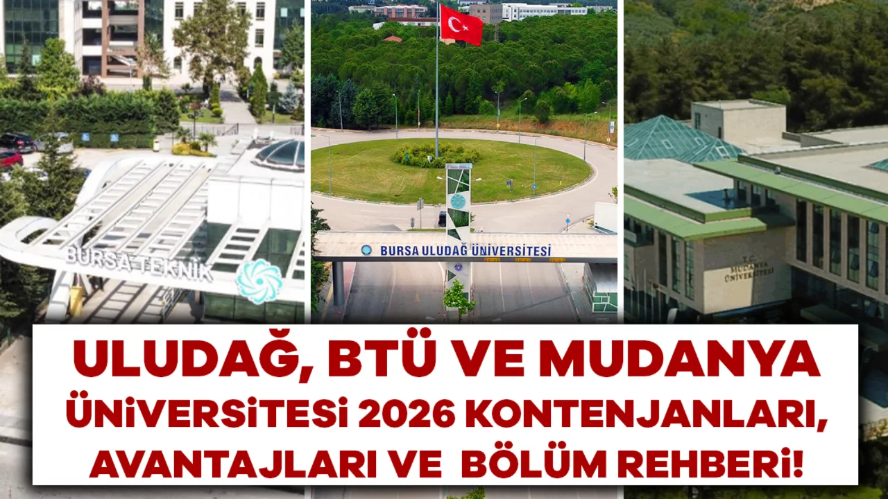 Bursa'da Üniversite Eğitimi: Uludağ, BTÜ ve Mudanya Üniversitesi 2026 Kontenjanları, Avantajları ve Bölüm Rehberi!