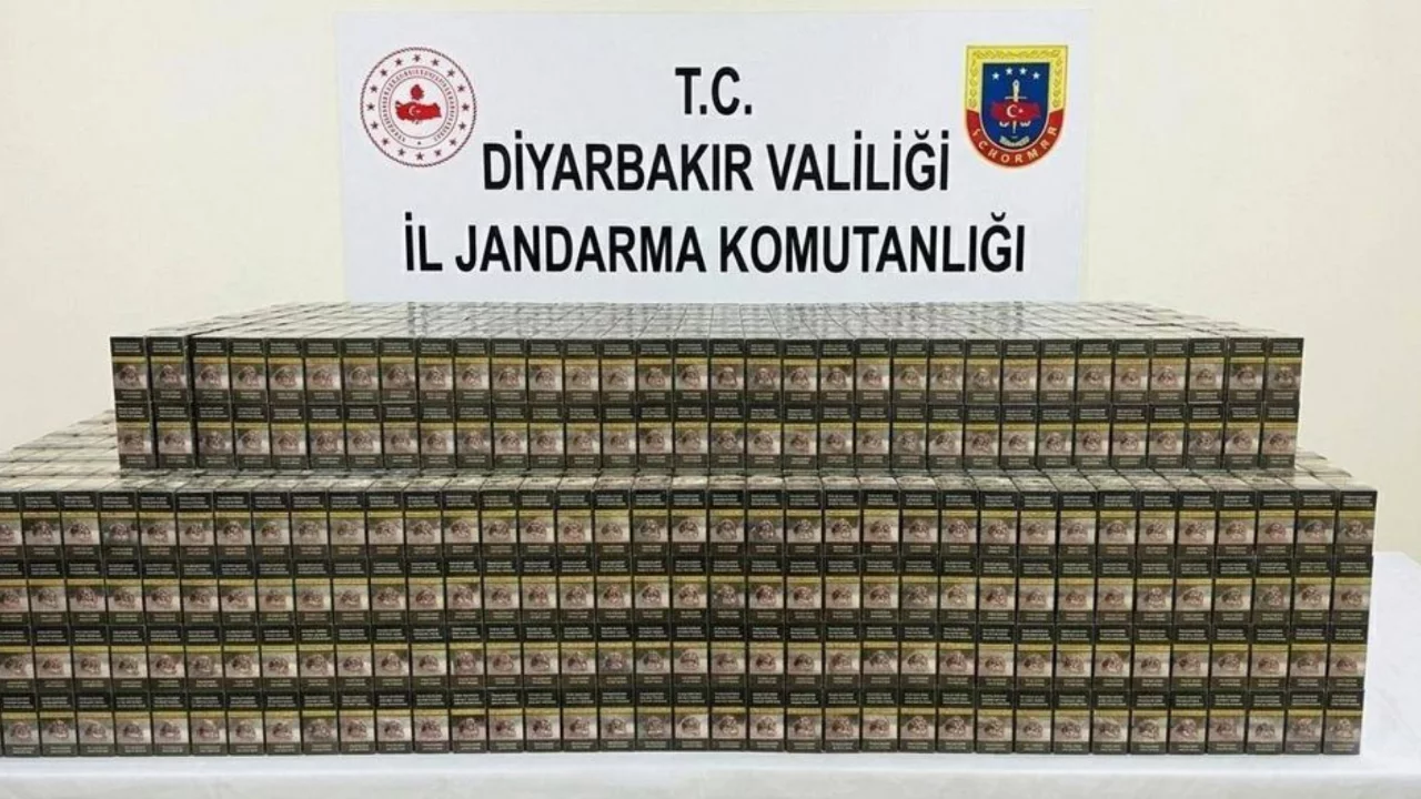 Diyarbakır'da 14 bin 988 paket ka&ccedil;ak sigara ele ge&ccedil;irildi
