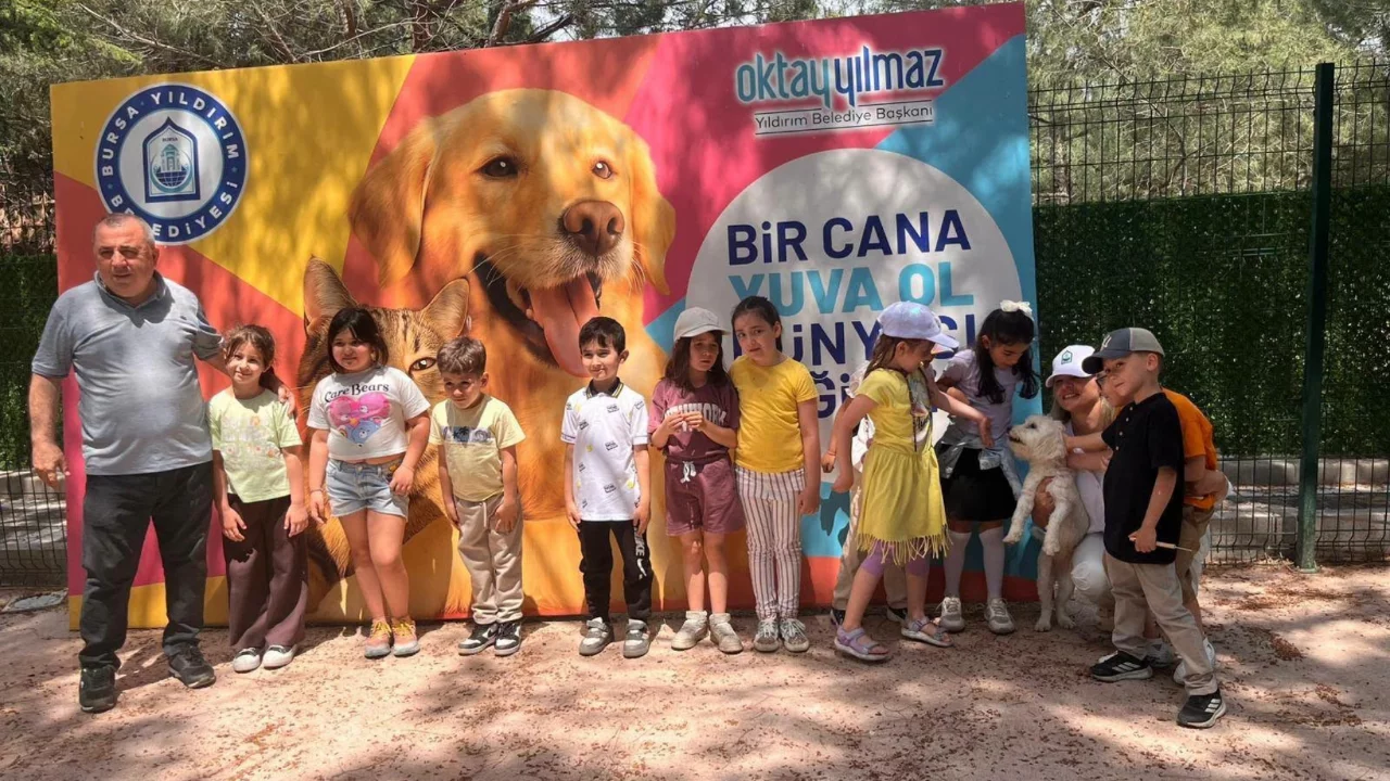 Bursa'da sahipsiz sokak hayvanları tedavi merkezi ve doğal yaşam alanı, &ouml;ğrencileri ağırladı