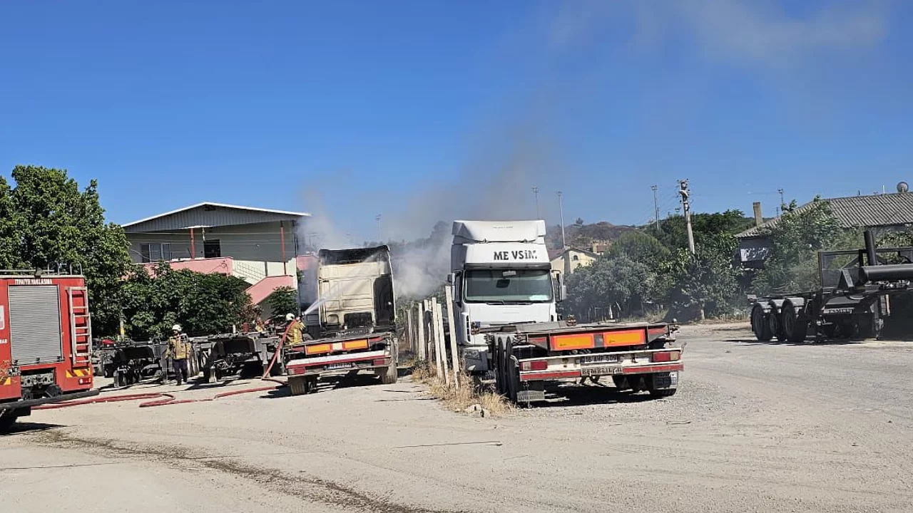 Bursa'da panik anları! Birden alev aldı...
