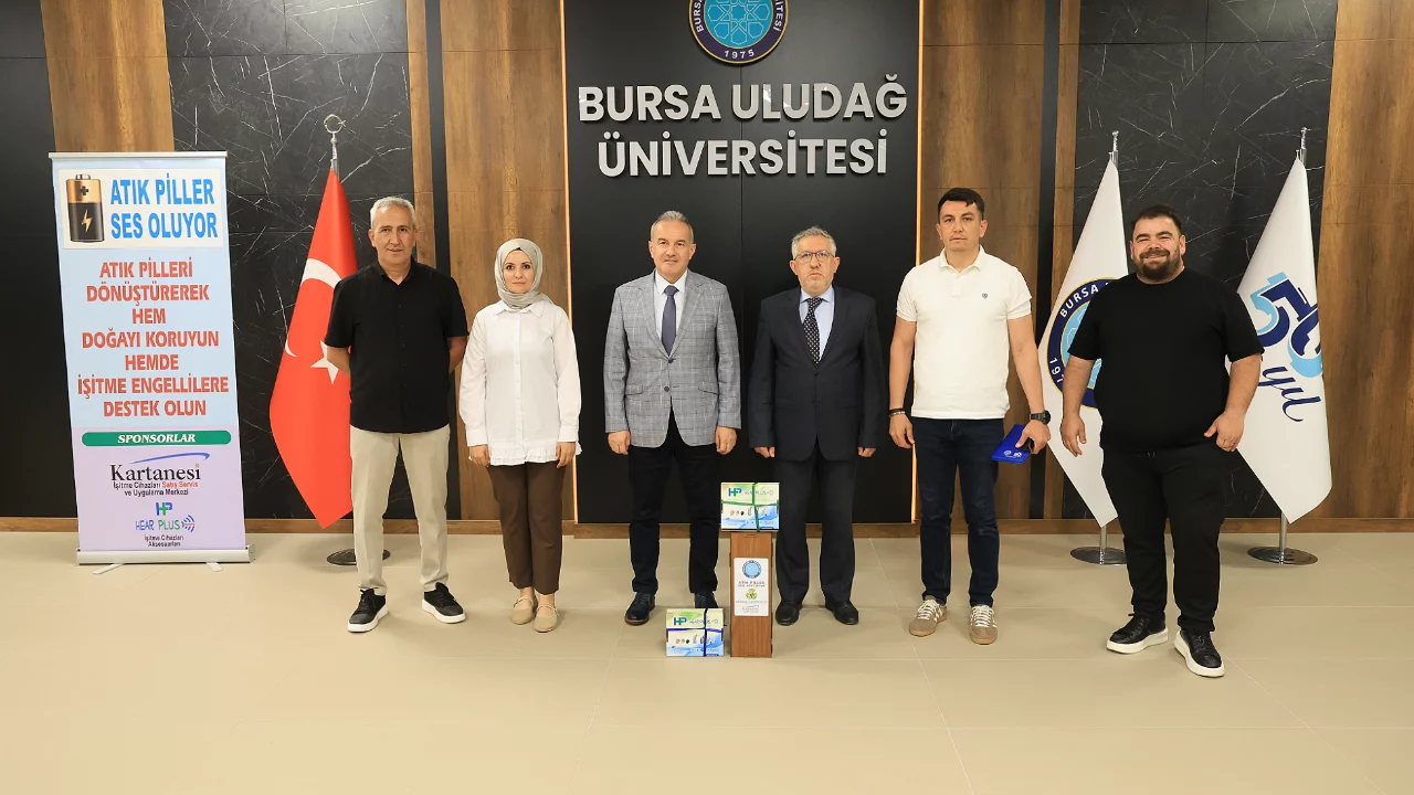 BUÜ'de "Atık piller işitme engellilere ses oluyor"