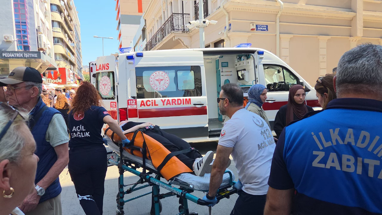 ATM başında fenalaşan 6 aylık hamile kadın hastaneye kaldırıldı