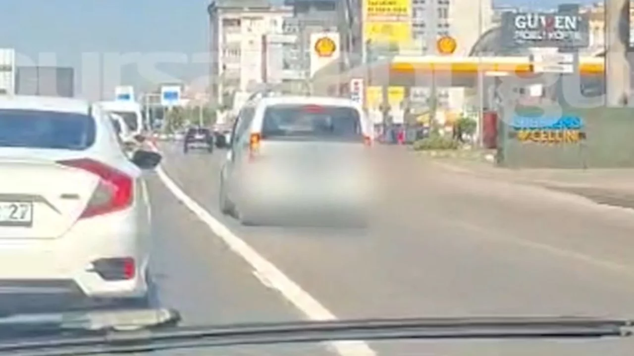 Bursa trafiğinde sinir bozucu davranış! Uslanmıyorlar...
