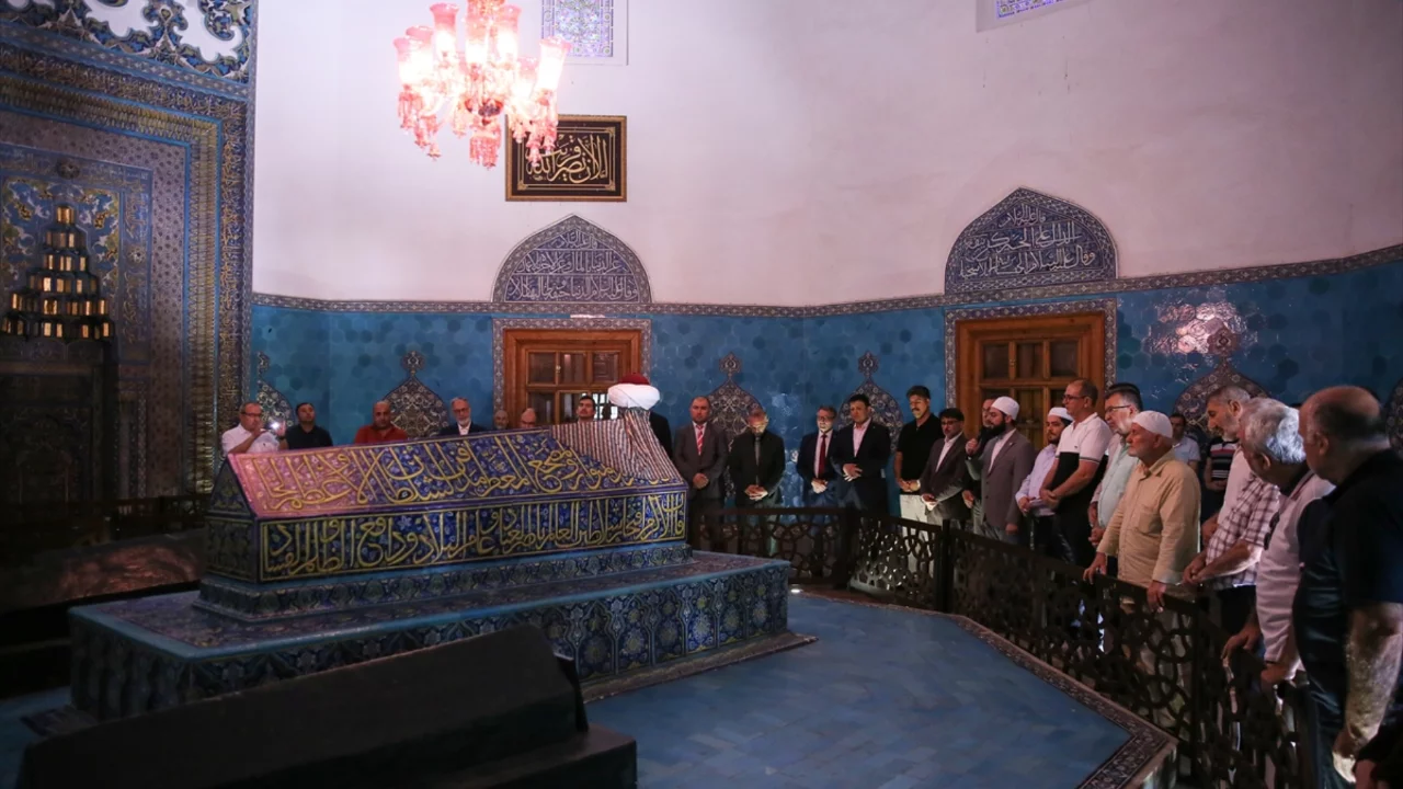 Bursa'da &Ccedil;elebi Mehmed i&ccedil;in anma t&ouml;reni! Yeşil T&uuml;rbe'de dualar edildi