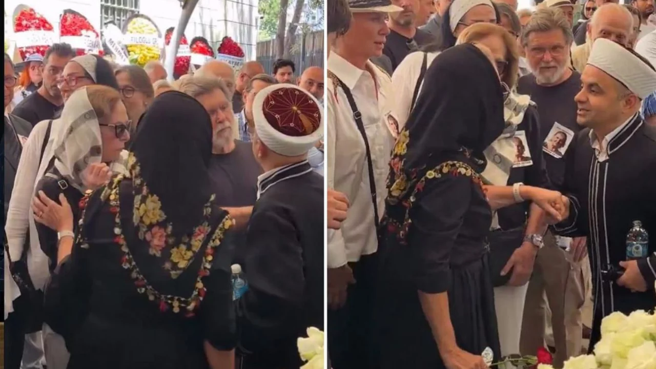 Z&uuml;hal Yorgancıoğlu'nun cenazesinde saf tartışması! Aile ile cami g&ouml;revlisi arasında gergin anlar
