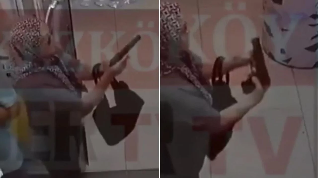 Akılalmaz olay! Kocasını &ouml;ld&uuml;rmek isterken silahı tutukluk yaptı