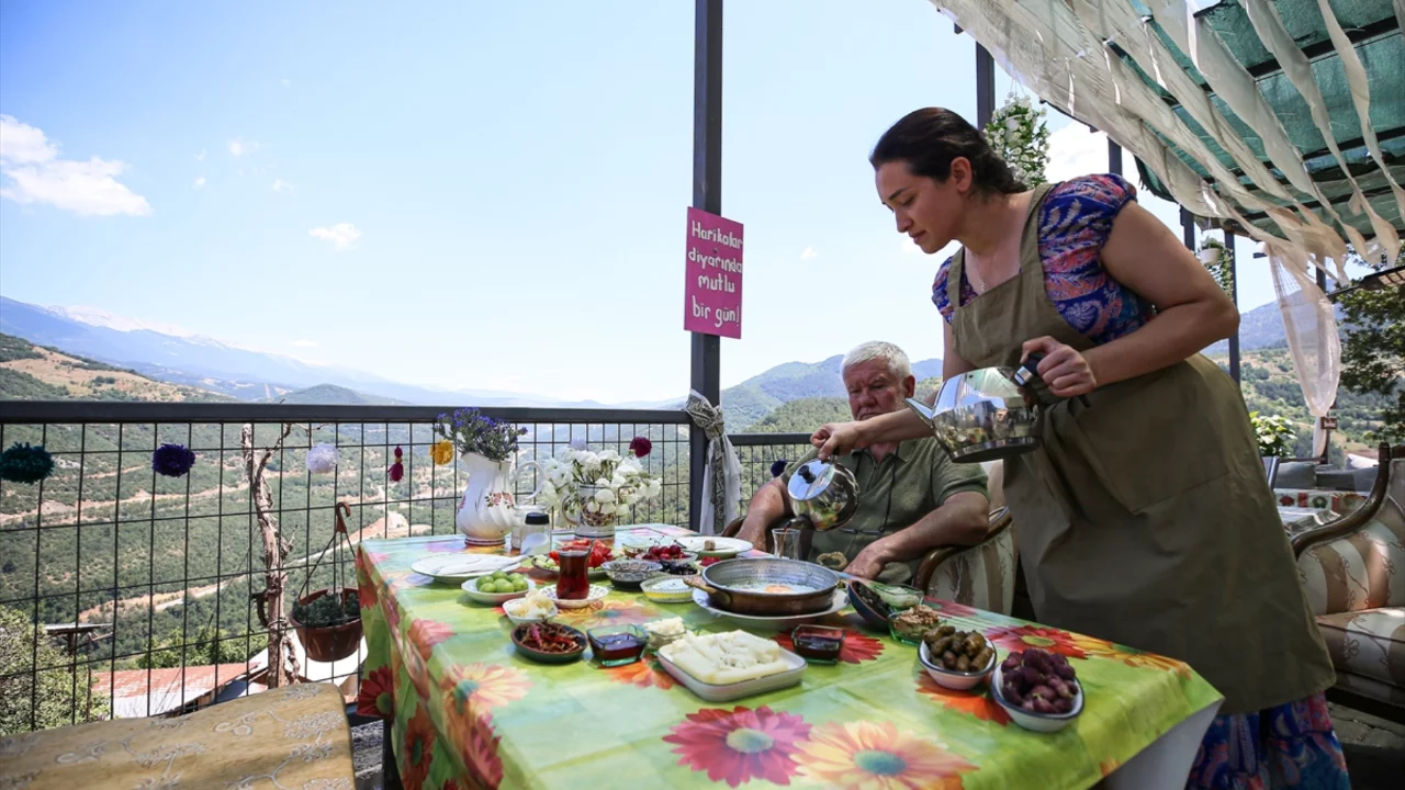 Uludağ eteklerinde ilham veren dönüşüm! Şehir hayatını bırakıp köyde aile işletmesi kurdu...