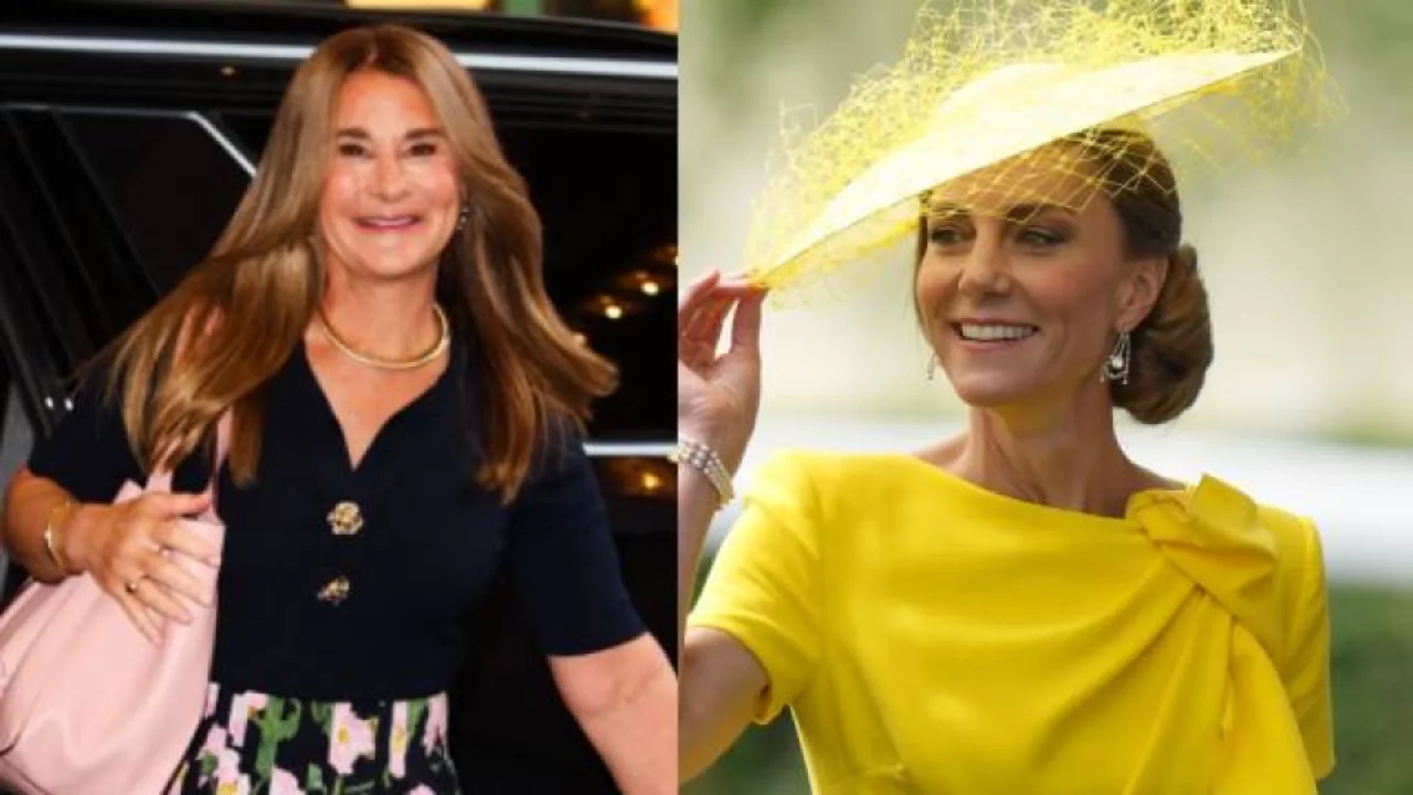 Prenses Kate Middleton ve Melinda French'ten Kensington sarayı'nda dikkat çeken görüşme