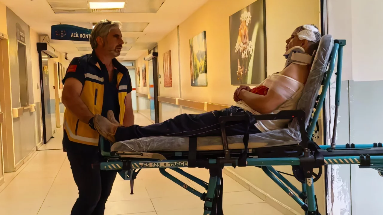 Bursa'da kiraz toplarken kaza geçirdi! Kırılan dal hayatını kabusa çevirdi