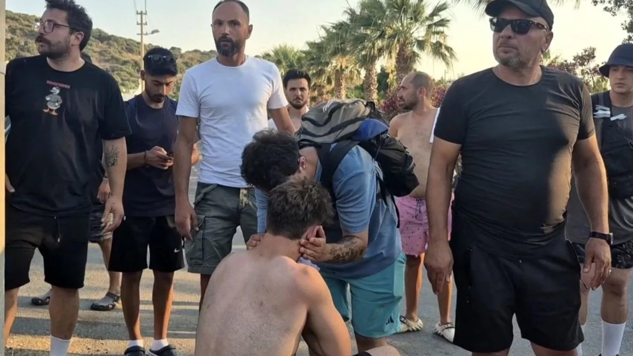 Bodrum'da market &ccedil;alışanları ile dizi seti g&ouml;revlileri kavga etti: 1 yaralı, 6 g&ouml;zaltı