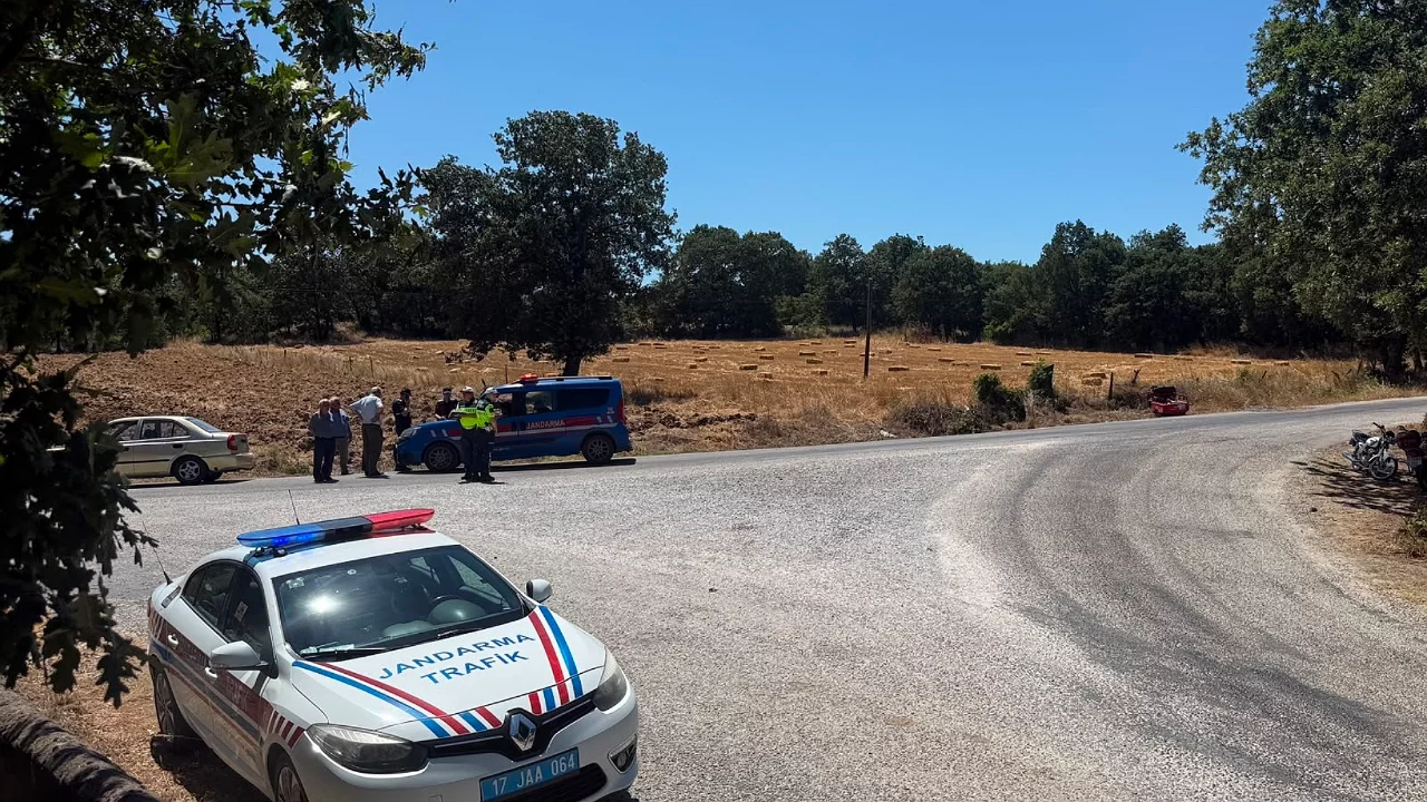 Motorlu bisiklet sürücüsü hastanelik oldu