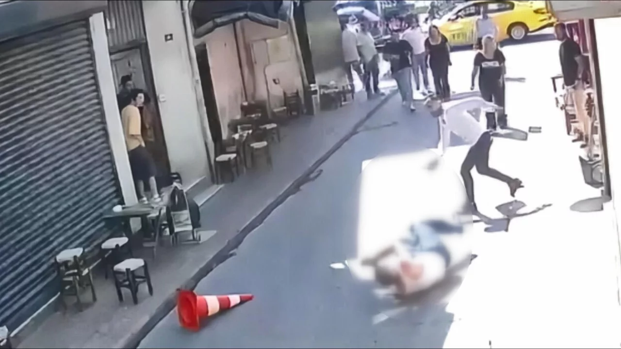 15 yaşındaki kıza taciz iddiası mahalleyi karıştırdı! Olay anı kameralarda...