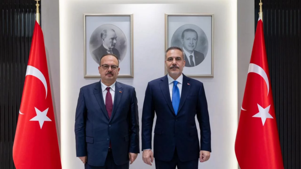 Bakan Fidan, Ankara Valisi Canbolat'ı ağırladı