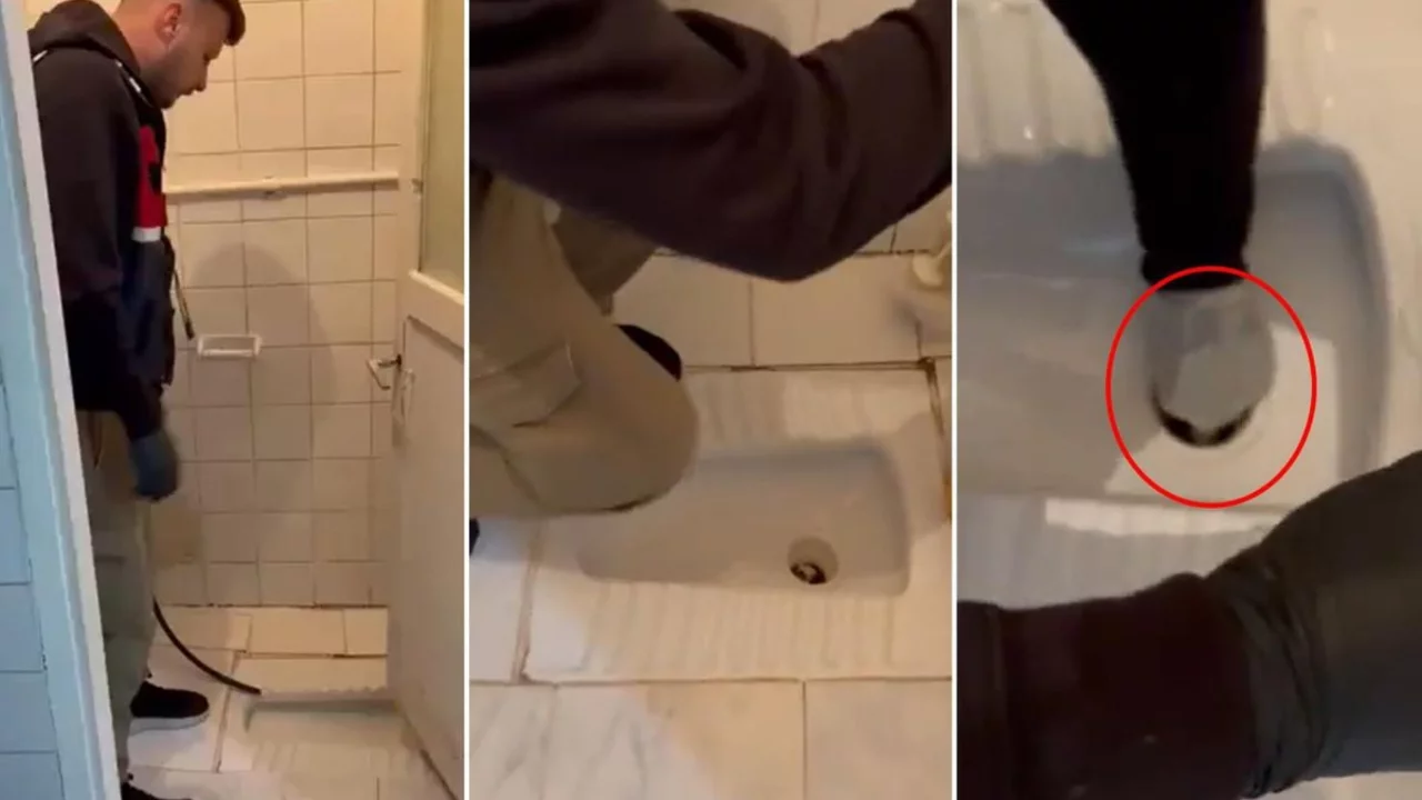 Şaşkına çeviren operasyon! Tuvalete elini sokan polis neler çıkardı neler