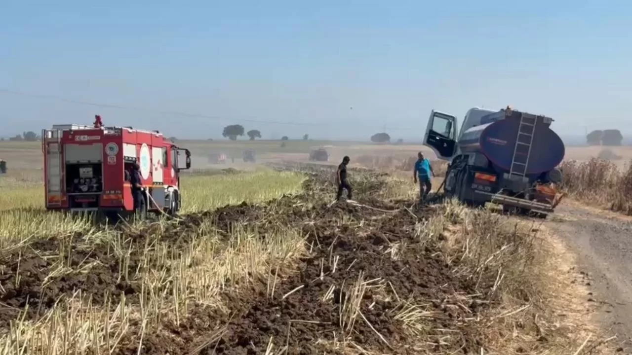 Tekirdağ'da yangın felaketi: 300 dönüm tarım arazisi küle döndü 