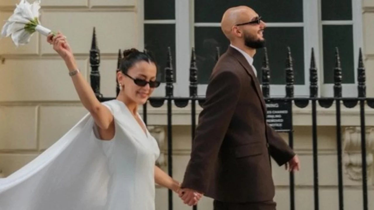 Ahmet Kutucu ile Asena Atalar Londra'da evlendi