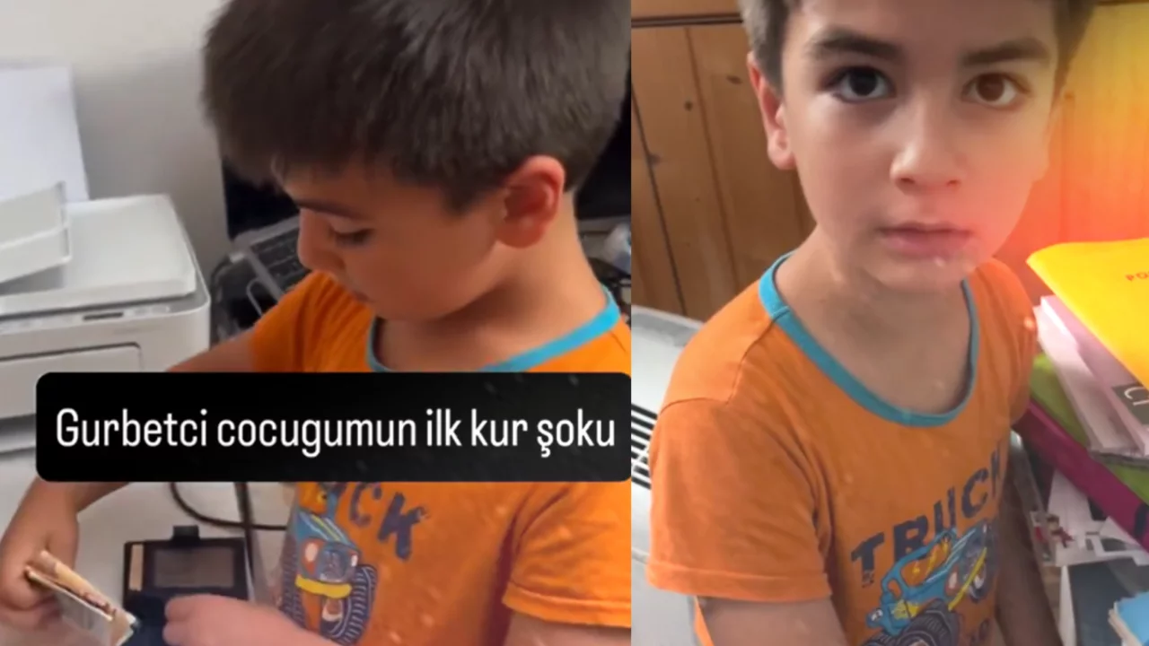 Gurbetçi çocuk TL'nin Euro karşısındaki değerini öğrenince ne yapacağını şaşırdı!