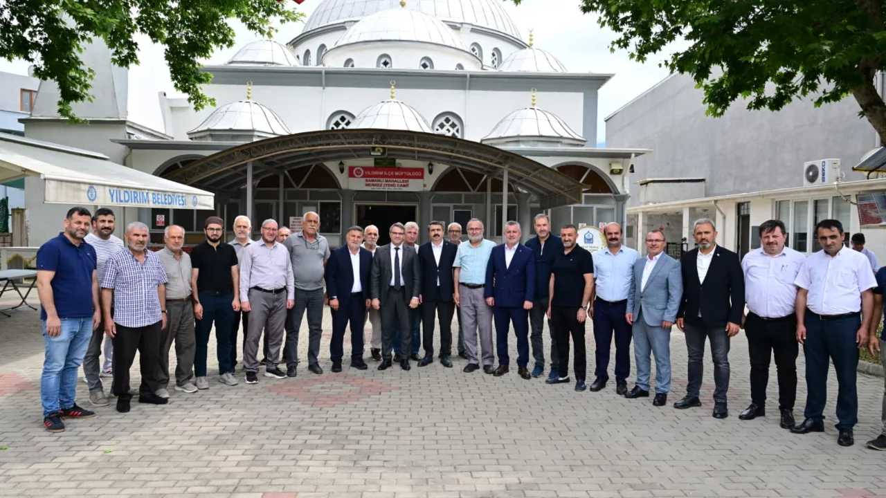 Yıldırım'da mahalle ziyaretleri Samanlı'da devam etti