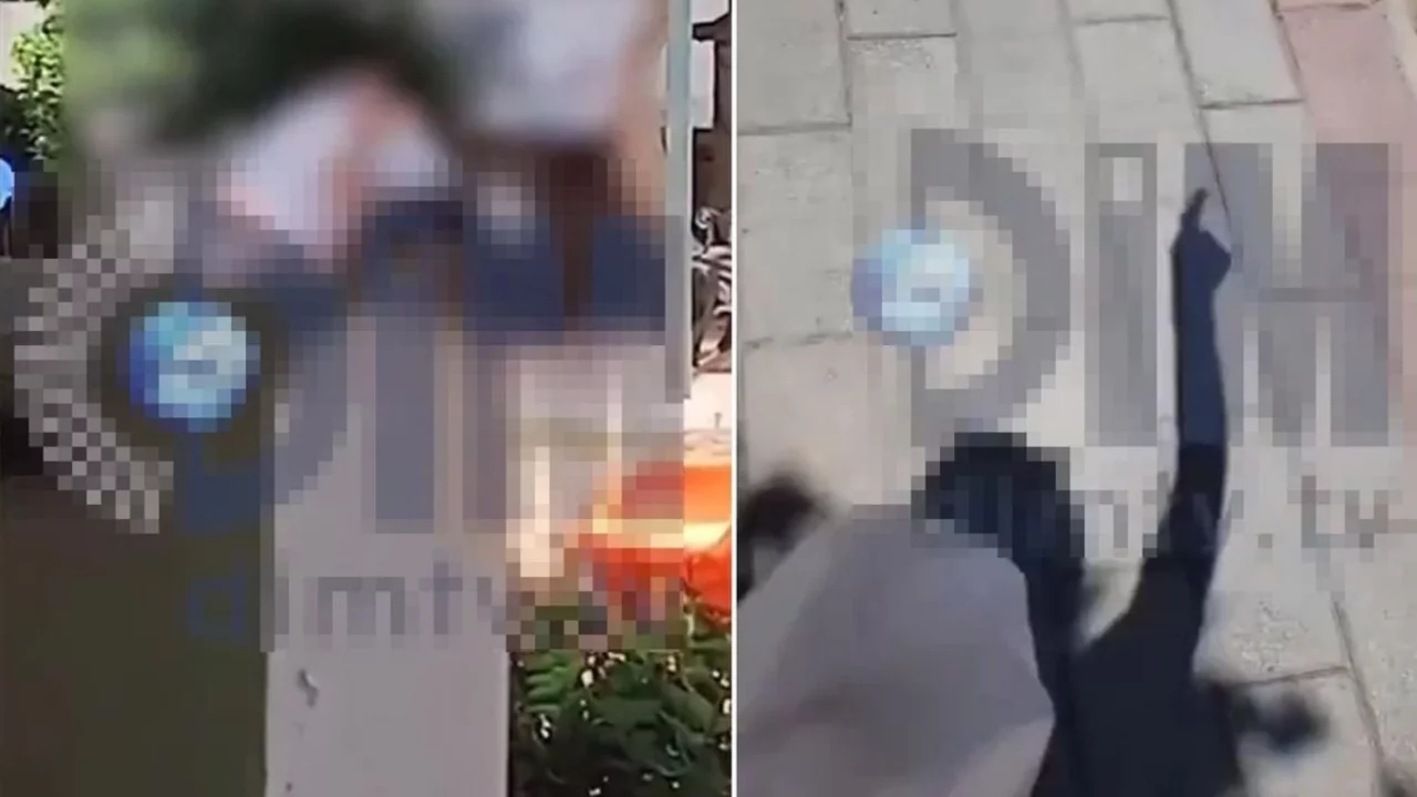 Çocuk parkında iğrenç görüntü! Yaşlı iki erkek sarmaş dolaş...