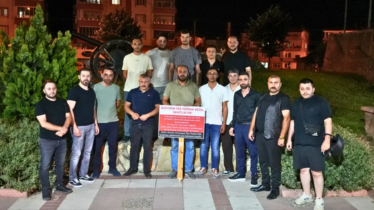 Zafer Partisi Orhangazi İlçe Başkanlığı şehitlik anıtı için harekete geçti
