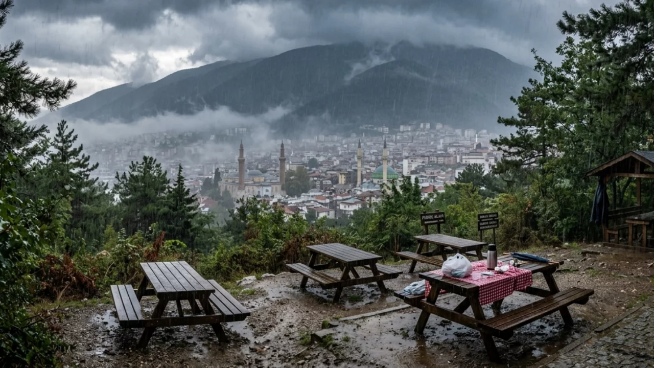 Hafta sonu planı yapanlar dikkat! Bursa'da hava bir anda değişecek...