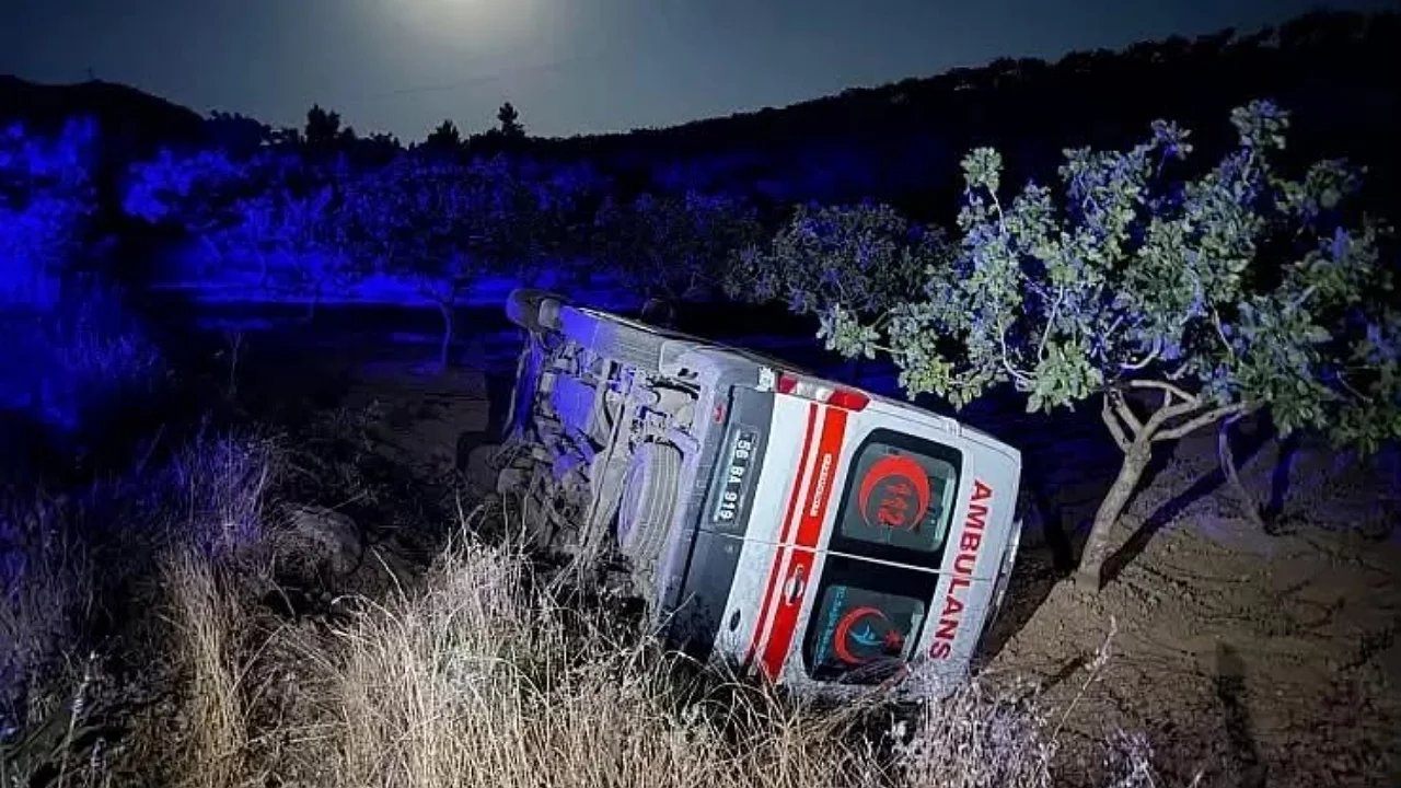 Hasta naklinden dönen sağlık ekibi faciayı kıl payı atlattı